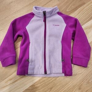 Columbia Purple and Lavender Fleece Jacket